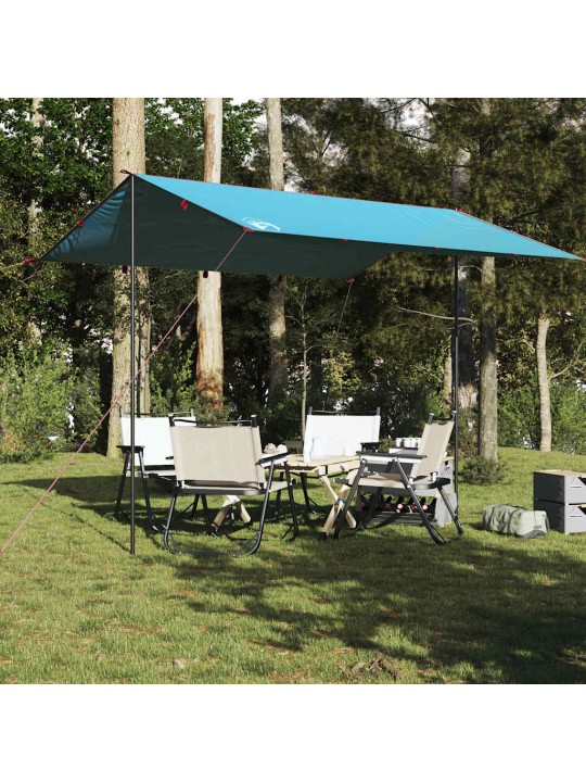 Kempinga tents, zila, 360x294 cm, ūdensizturīga