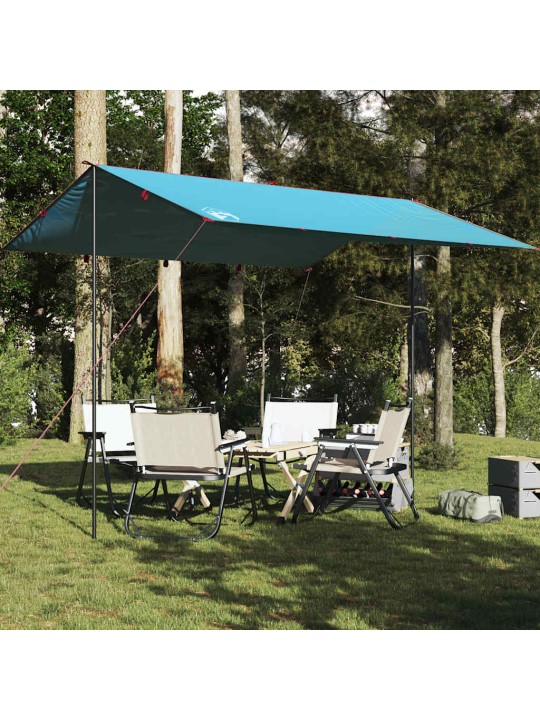 Kempinga tents, zila, 360x294 cm, ūdensizturīga