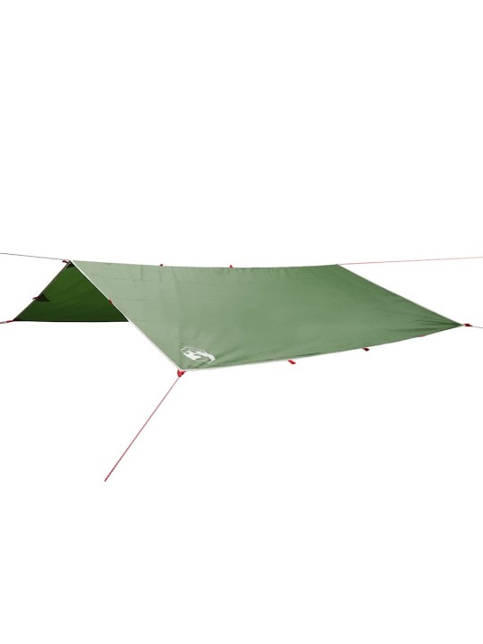 Kempinga tents, zaļa, 400x294 cm, ūdensizturīga