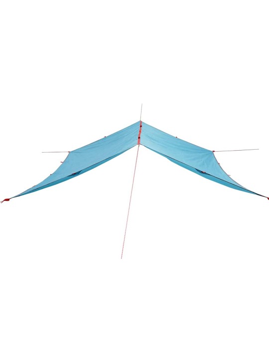 Kempinga tents, zila, 500x294 cm, ūdensizturīga