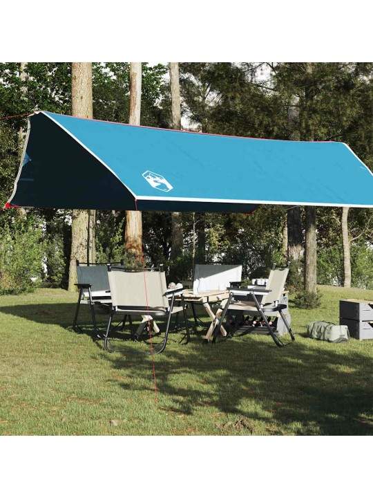 Kempinga tents, zila, 500x294 cm, ūdensizturīga