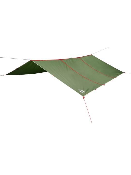 Kempinga tents, zaļa, 420x440 cm, ūdensizturīga