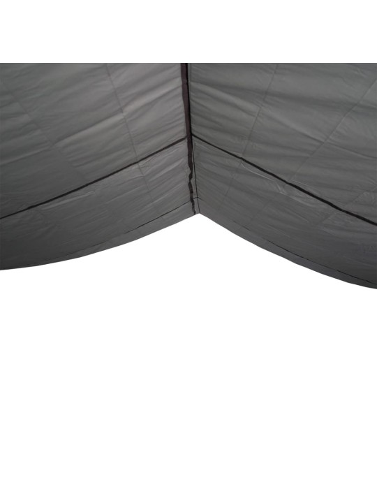 Kempinga tents, pelēka, oranža, 420x440 cm, ūdensizturīga