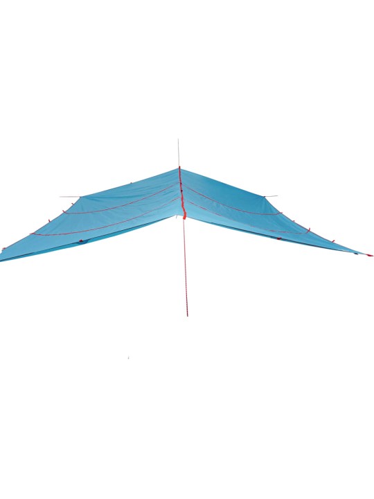 Kempinga tents, zila, 420x440 cm, ūdensizturīga