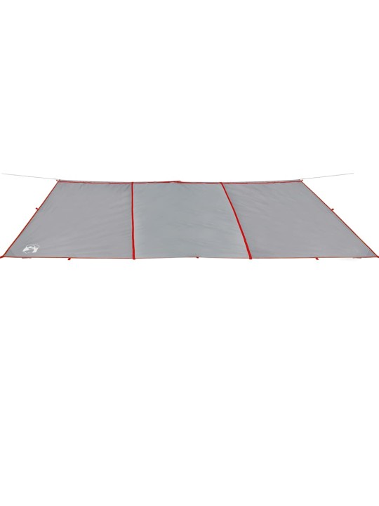 Kempinga tents, pelēka, oranža, 420x440 cm, ūdensizturīga