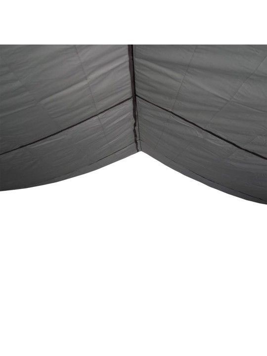 Kempinga tents, pelēka, oranža, 420x440 cm, ūdensizturīga