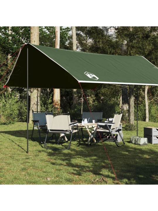 Kempinga tents, zaļa, 430x380x210 cm, ūdensizturīga