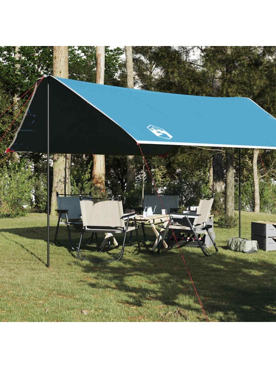 Kempinga tents, zila, 430x380x210 cm, ūdensizturīga