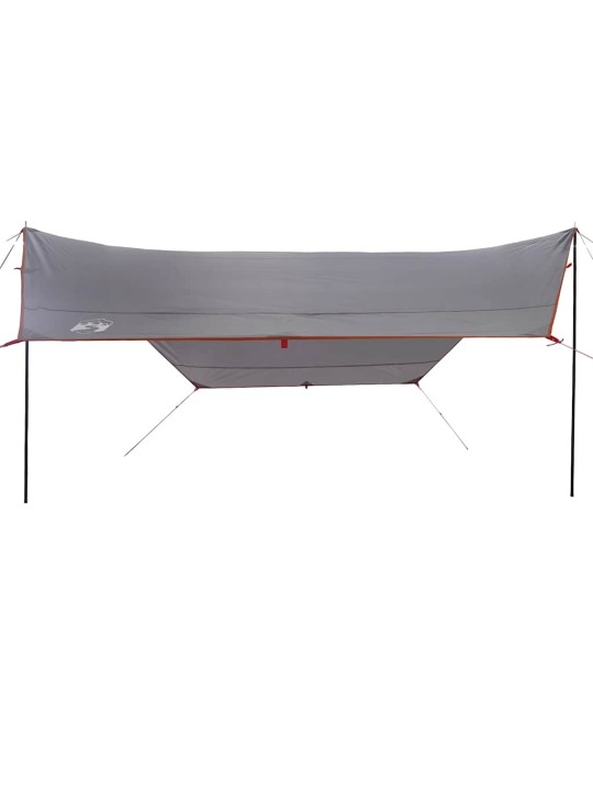 Kempinga tents, oranža, 430x380x210 cm, ūdensizturīga
