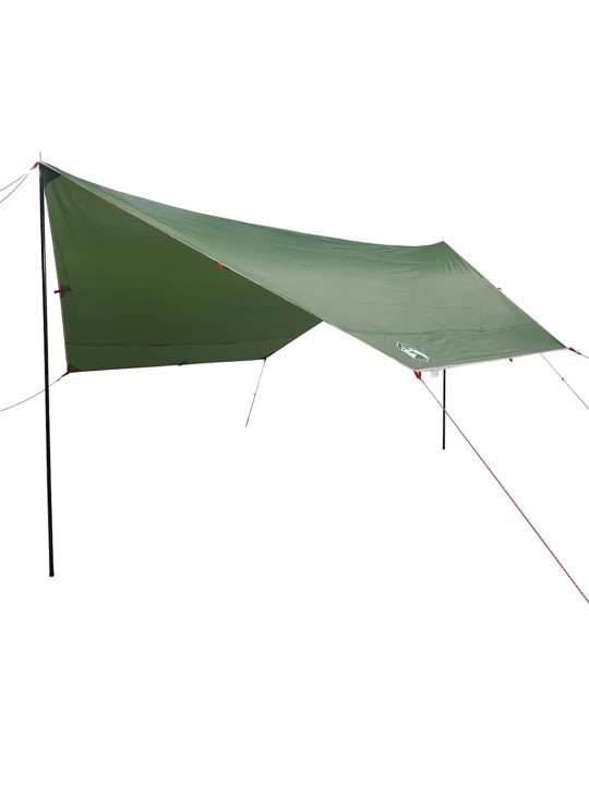 Kempinga tents, zaļa, 430x380x210 cm, ūdensizturīga