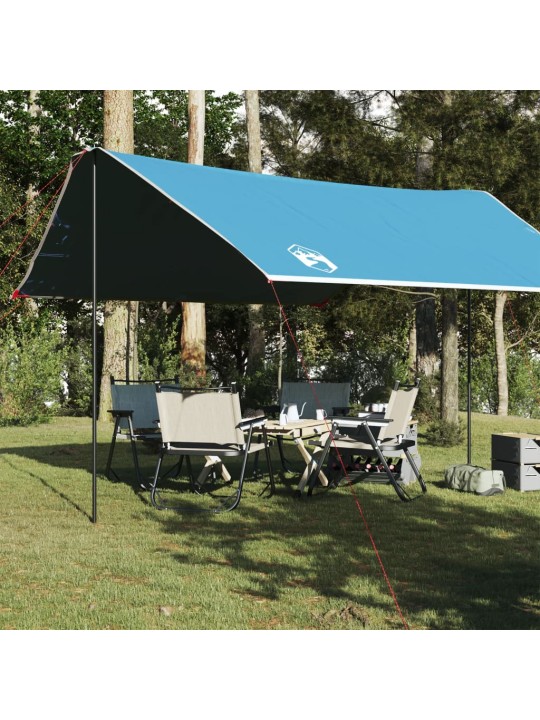 Kempinga tents, zila, 430x380x210 cm, ūdensizturīga