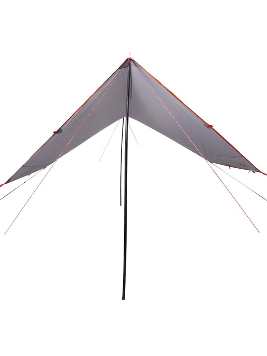 Kempinga tents, oranža, 430x380x210 cm, ūdensizturīga