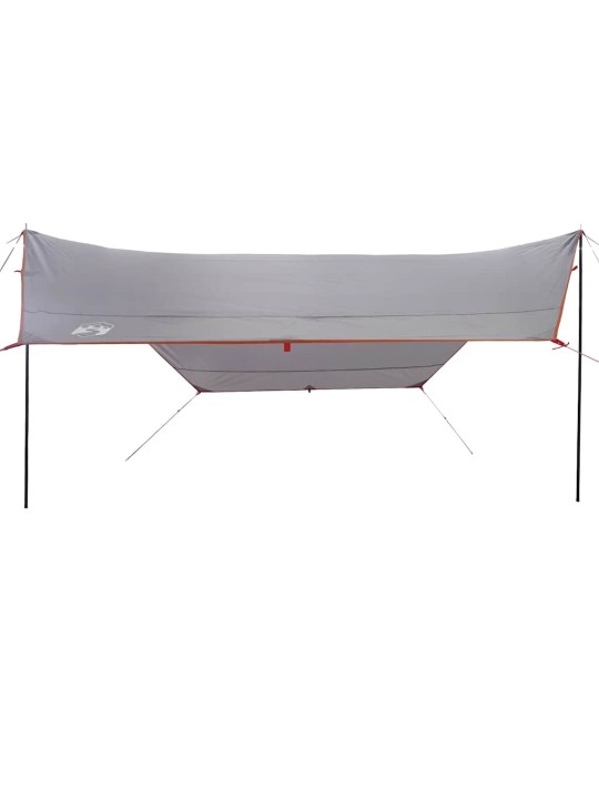 Kempinga tents, oranža, 430x380x210 cm, ūdensizturīga