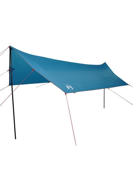Kempinga tents, zila, 460x305x210 cm, ūdensizturīga