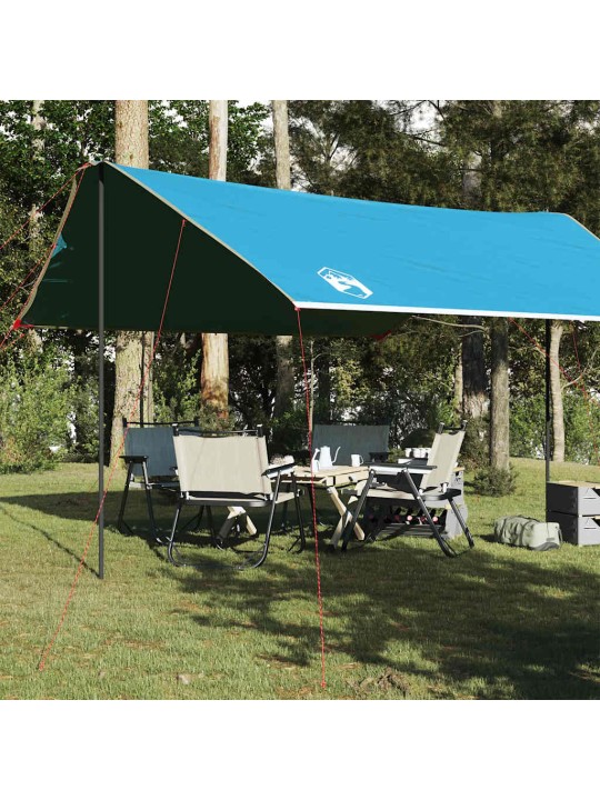 Kempinga tents, zila, 460x305x210 cm, ūdensizturīga
