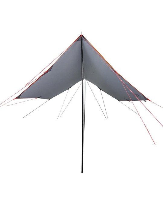 Kempinga tents, oranža, 460x305x210 cm, ūdensizturīga