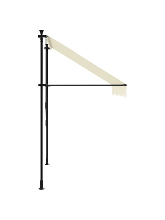 Izvelkama markīze, 200x150 cm, krēmkrāsas, audums, tērauds