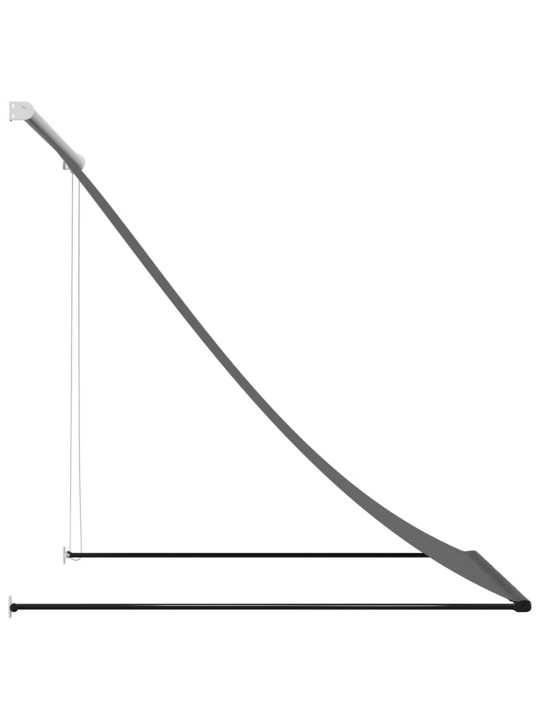 Izvelkama markīze, 150x150 cm, antracītpelēks, audums, tērauds