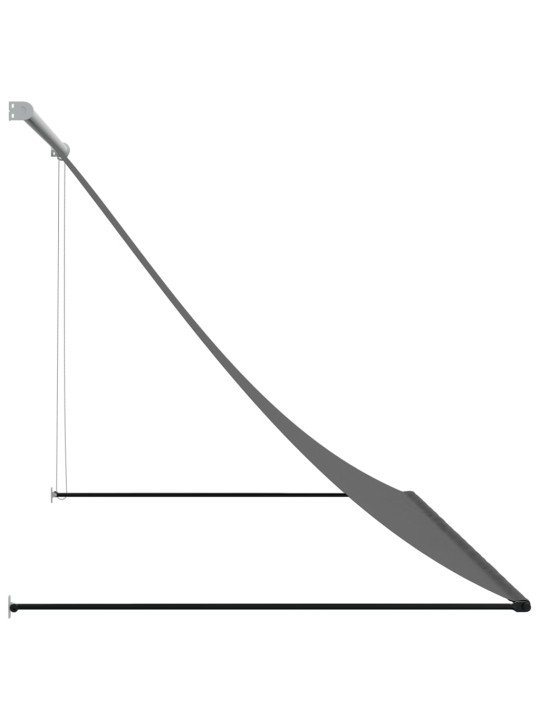 Izvelkama markīze, 200x150 cm, antracītpelēka, audums, tērauds