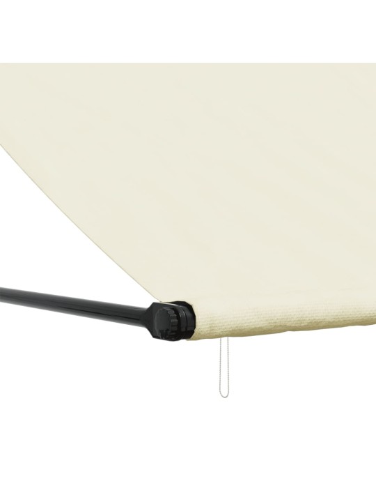 Izvelkama markīze, 300x150 cm, krēmkrāsas, audums, tērauds