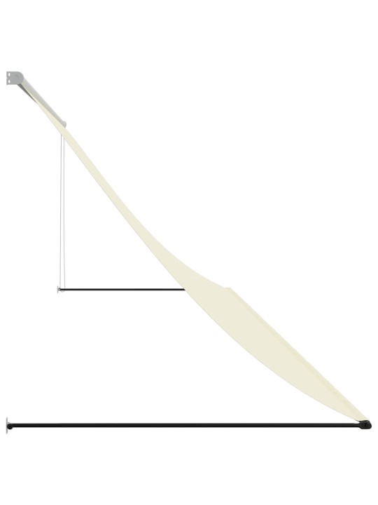 Izvelkama markīze, 400x150 cm, krēmkrāsas, audums, tērauds