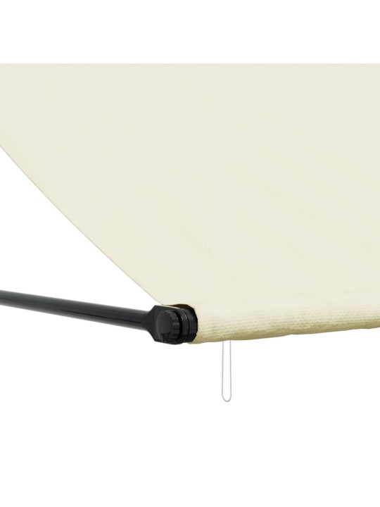 Izvelkama markīze, 400x150 cm, krēmkrāsas, audums, tērauds