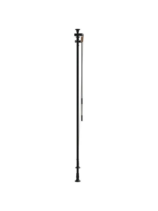 Āra ruļļu žalūzija, 100x270 cm, oranža, balta, audums, tērauds