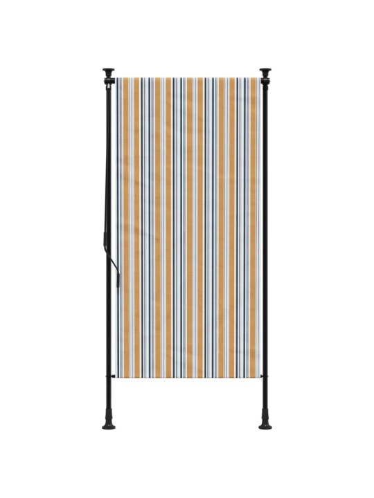 Āra ruļļu žalūzija, 100x270cm, dzeltena, balta, audums, tērauds