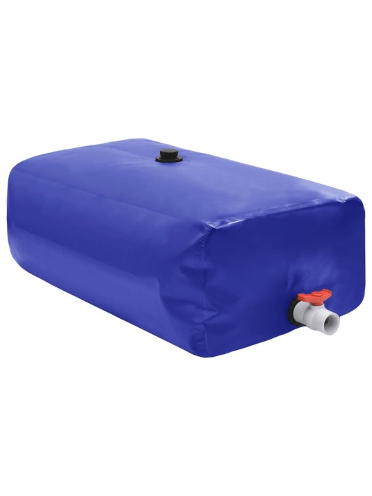 Ūdens tvertne ar krānu, saliekama, 500 l, pvc