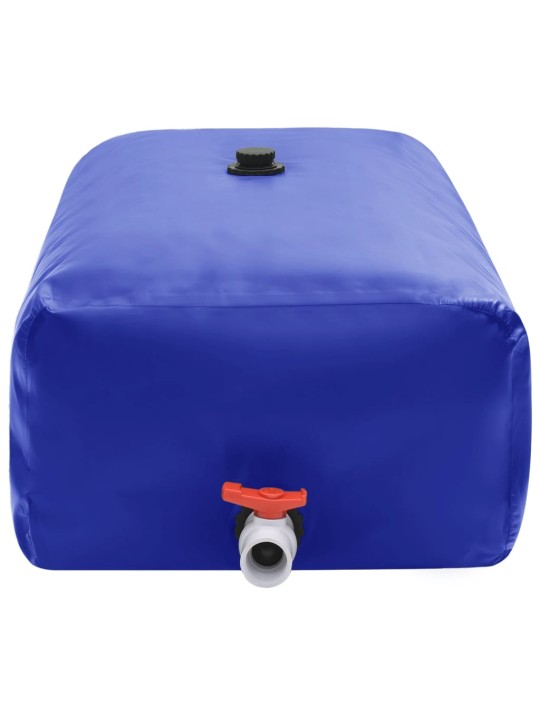 Ūdens tvertne ar krānu, saliekama, 500 l, pvc