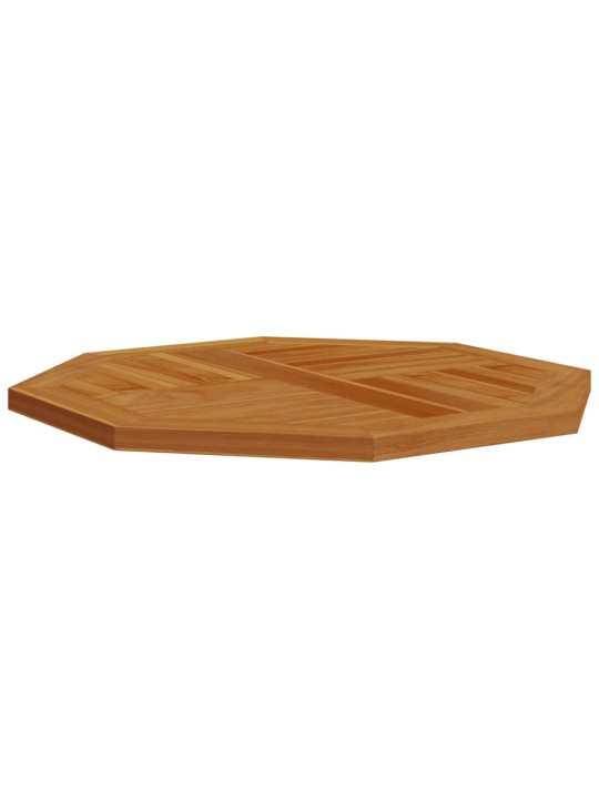 Galda virsma, 60x60x2,5 cm, masīvs tīkkoks, astoņstūra forma