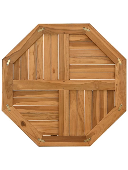 Galda virsma, 70x70x2,5 cm, masīvs tīkkoks, astoņstūra forma