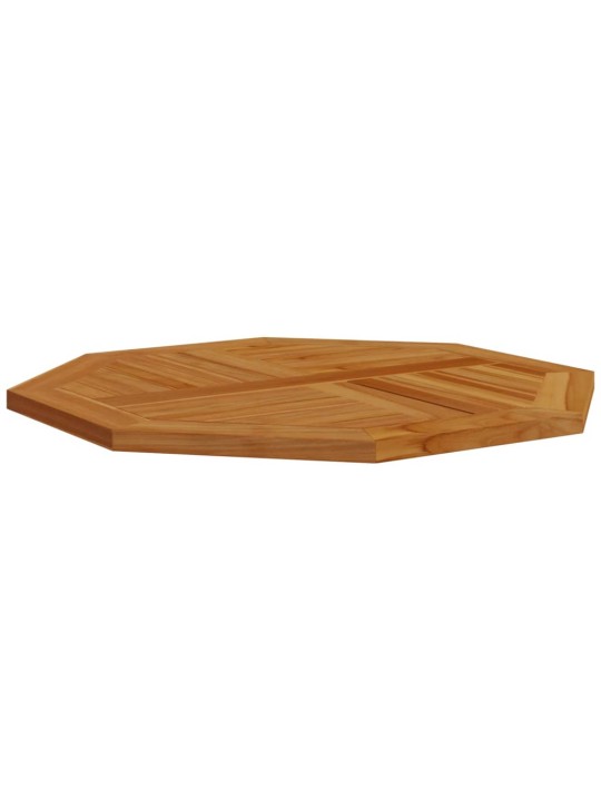 Galda virsma, 80x80x2,5 cm, masīvs tīkkoks, astoņstūra forma