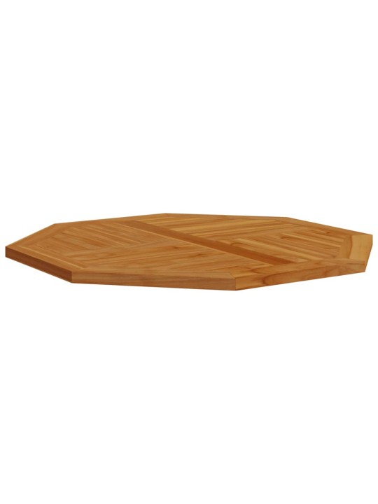 Galda virsma, 90x90x2,5 cm, masīvs tīkkoks, astoņstūra forma