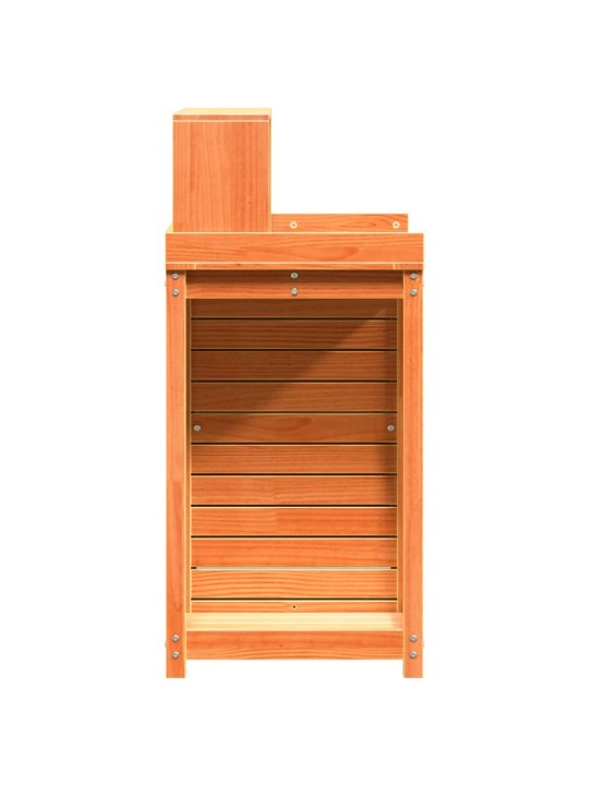 Stādīšanas galds ar plauktiem, 82,5x50x109,5 cm, priedes koks