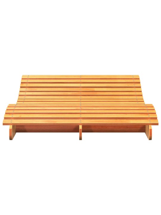 Sauļošanās zvilnis, vaska brūnas, 205x110x31,5 cm, priedes koks
