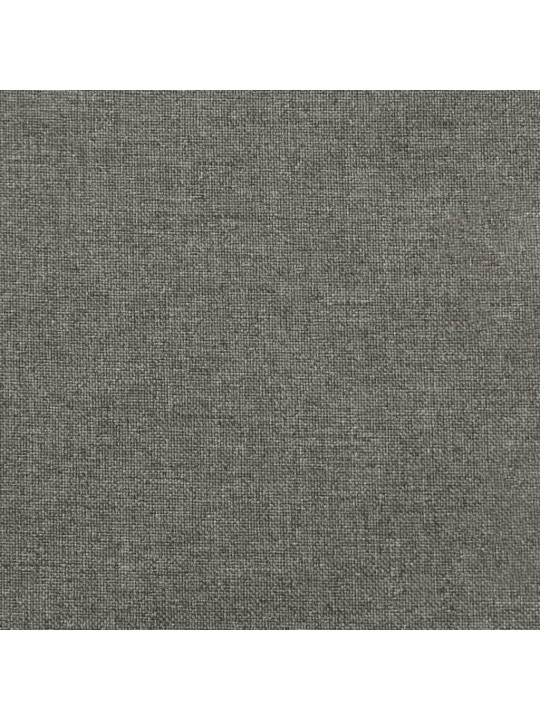 Dārza krēslu spilveni, 2 gab., tumši pelēki, 120x50x7cm, audums