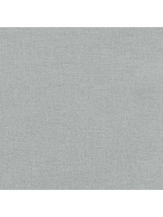 Dārza krēslu spilveni, 6 gab., gaiši pelēki, 100x50x7cm, audums