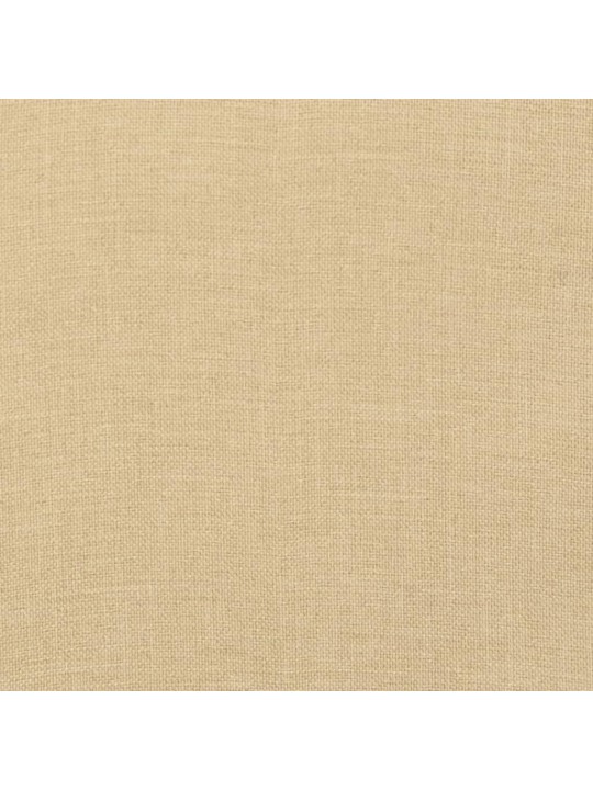 Dārza krēslu spilveni, 4 gab., bēši, 120x50x4 cm, audums
