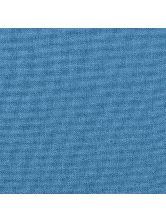 Dārza krēslu spilveni, 6 gab., zili, 120x50x4 cm, audums