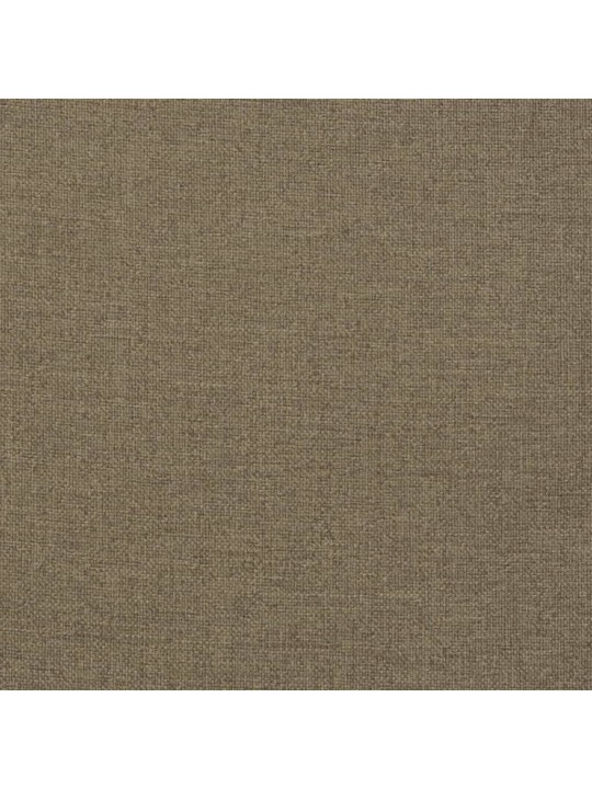 Dārza krēslu spilveni, 2 gab., pelēkbrūni, 120x50x4 cm, audums
