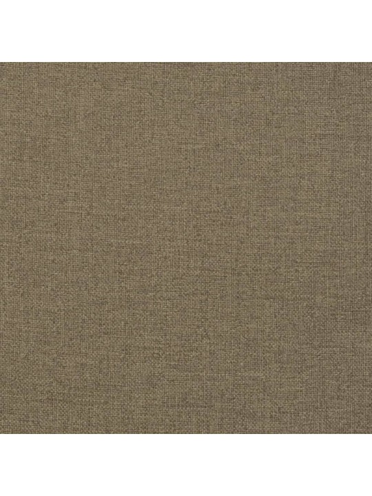 Dārza krēslu spilveni, 4 gab., pelēkbrūni, 120x50x4 cm, audums