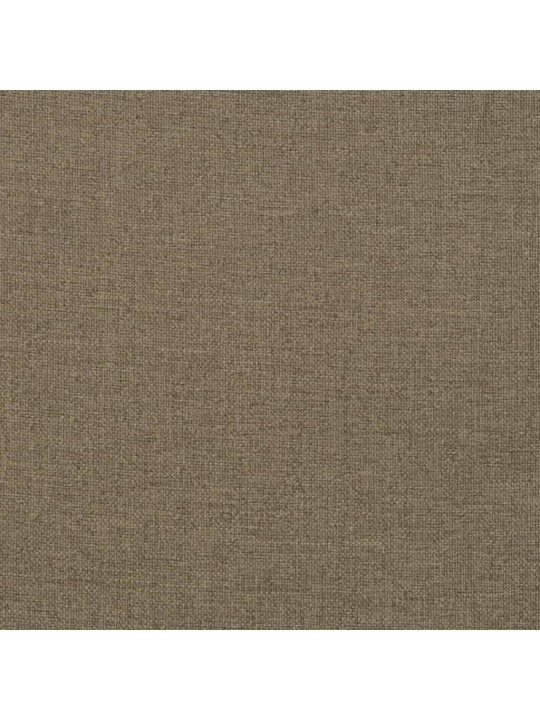 Dārza krēslu spilveni, 2 gab., pelēkbrūni, 100x50x4 cm, audums