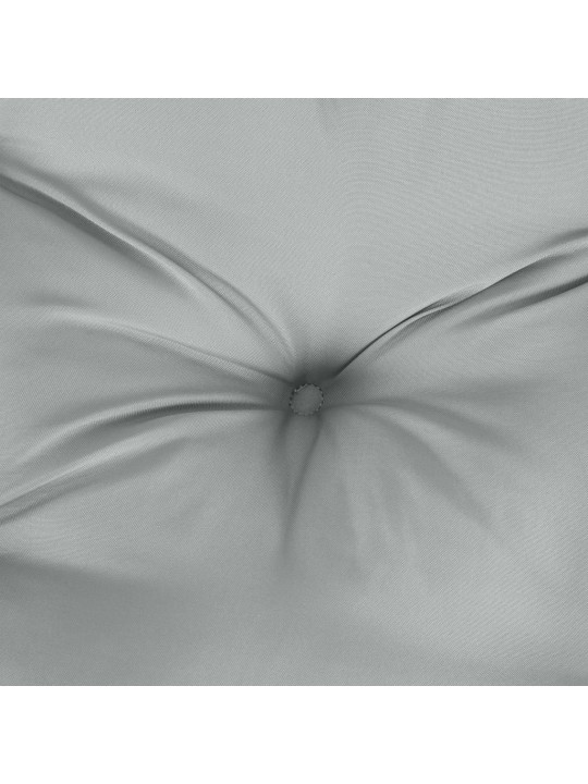 Dārza sola matracis, 100x50x7 cm, audums, gaiši pelēks