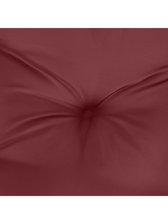 Dārza sola matracis, 100x50x7 cm, audums, vīnsarkans