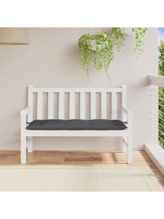 Dārza sola matracis, 120x50x7 cm, audums, antracītpelēks