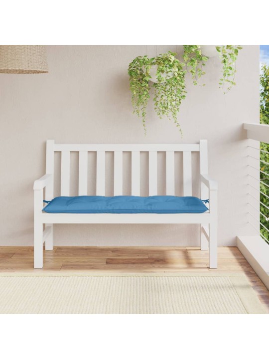 Dārza sola matracis, 120x50x7 cm, audums, zils