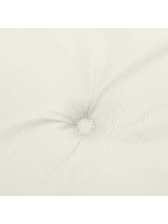Dārza sola matracis, 180x50x7 cm, audums, krēmkrāsas