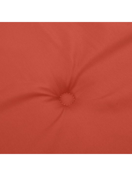 Dārza sola matracis, 180x50x7 cm, audums, sarkans