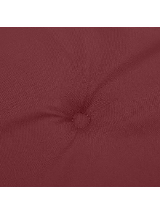 Dārza sola matracis, 180x50x7 cm, audums, vīnsarkans